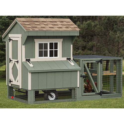 Combinations run and CHICKEN COOPS for 5 to 7 chickens